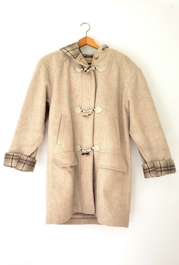 Vintage 70s Hooded Parka with Toggle closure from 