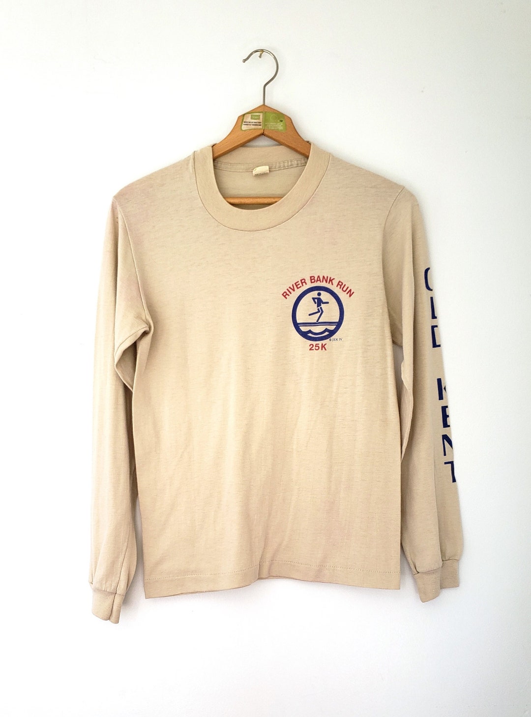 Vintage 80s 25K Riverbank Run Long Sleeve Tshirt - Etsy