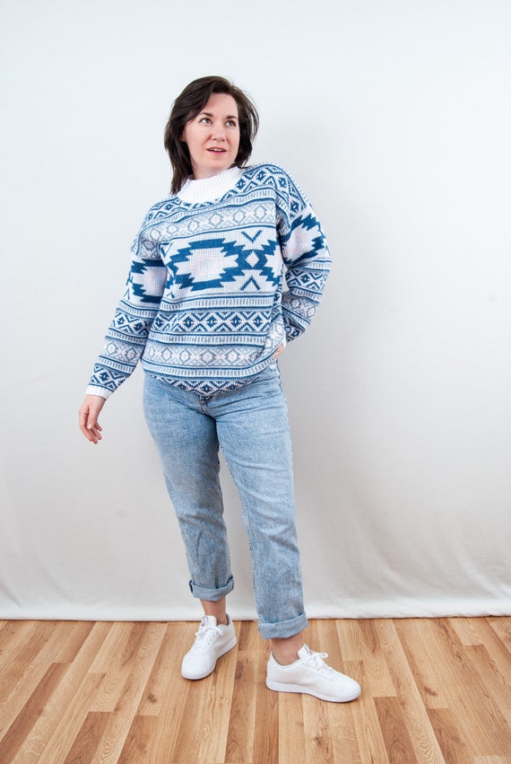 Vintage Southwest Print Sweater from Croquet Club