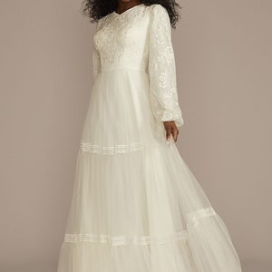 Wedding Dress High Neck 