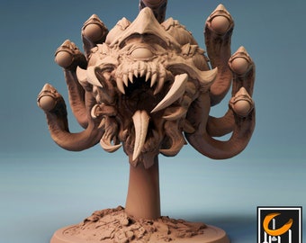 Beholder Dnd miniature I 3d printed resin I D&D monster I Pathfinder I Heroquest I Lord of the Print I Dungeons and Dragons minis I