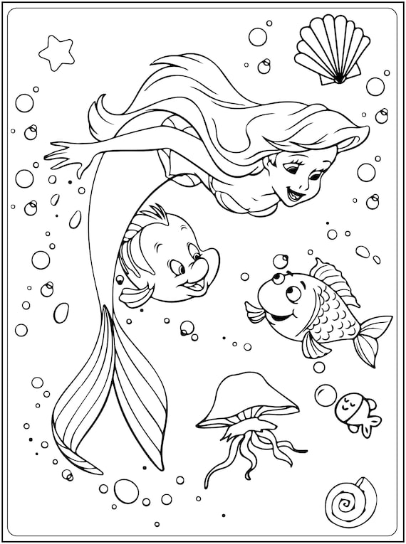 Mermaid Coloring Book for Kids Ages 8-12 Graphic by Salam Store