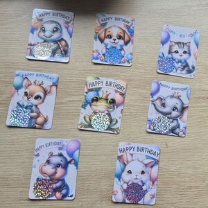 Défi carte Animaux Anniversaire