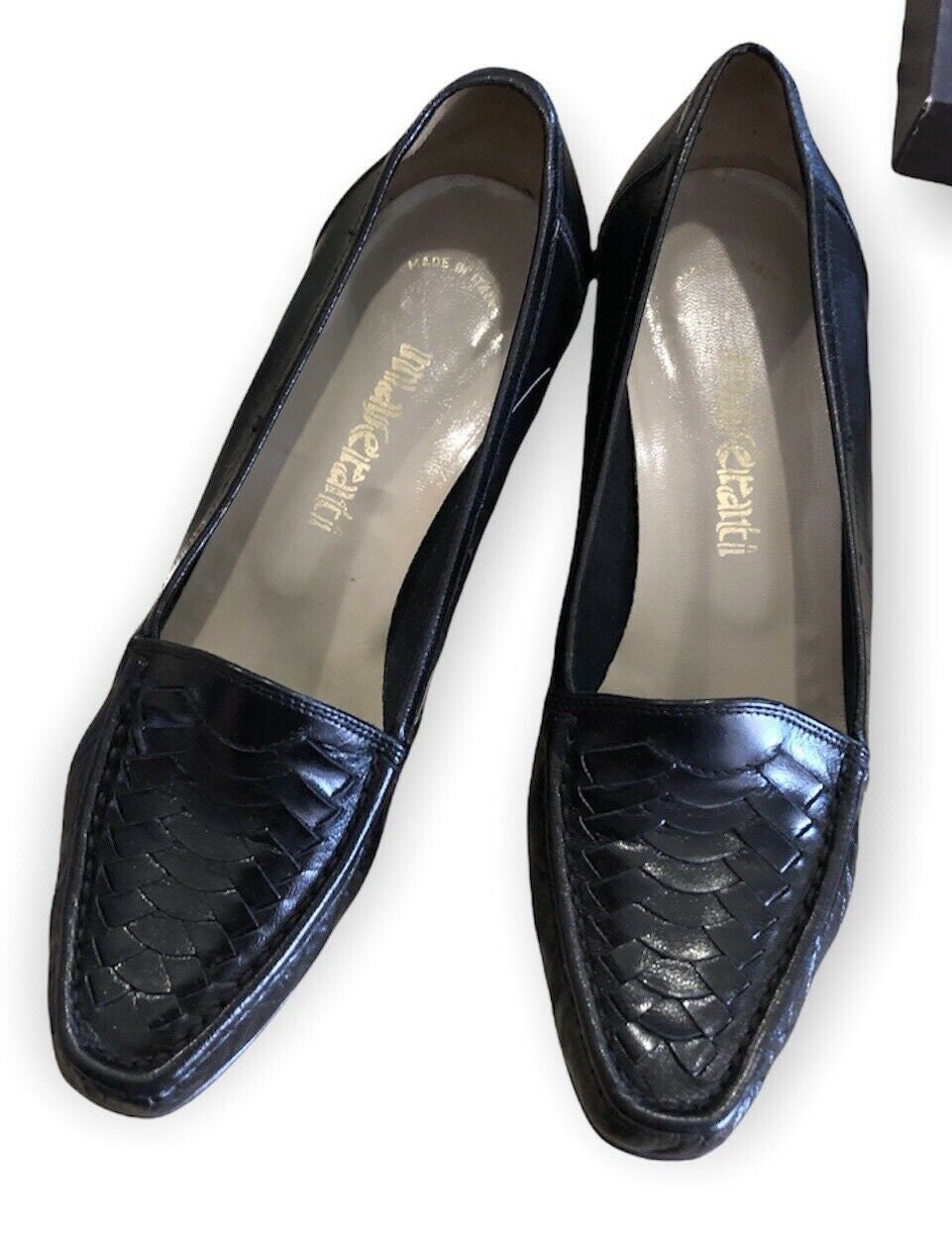 Vintage Maserati Womens Shoes Loafers Pumps Black Leather - Etsy