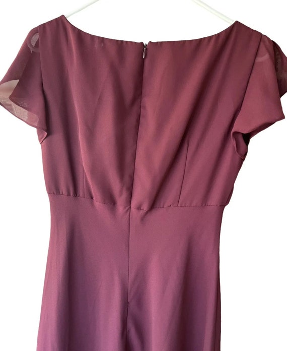 Vintage Michaelangelo Women’s Dress Gown Wine For… - image 5