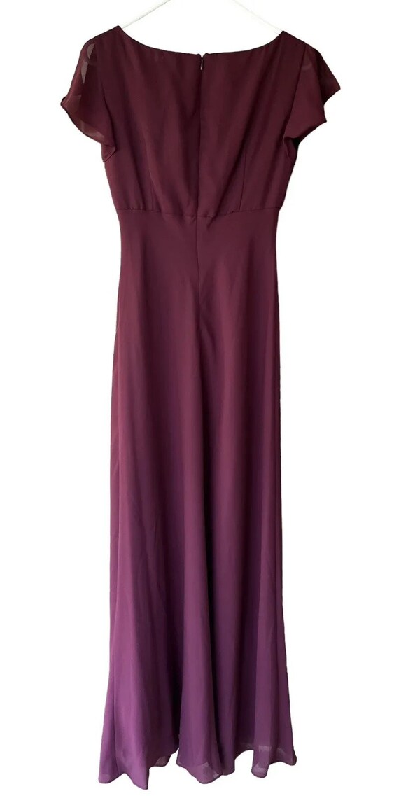 Vintage Michaelangelo Women’s Dress Gown Wine For… - image 4