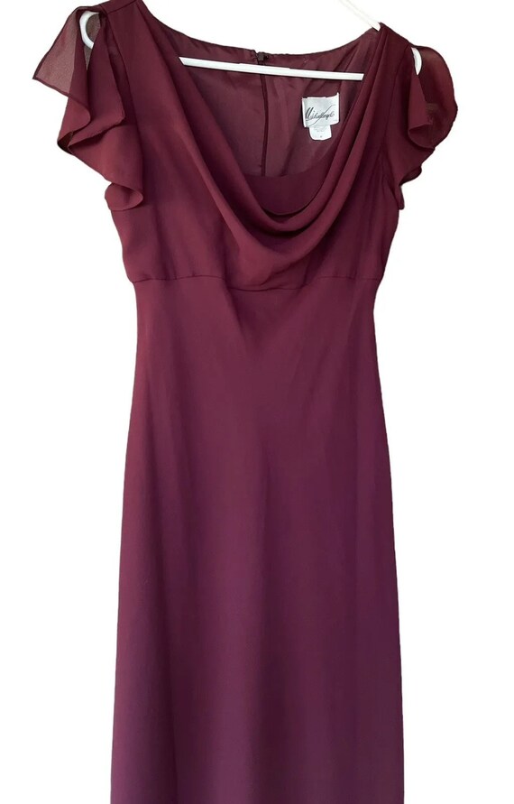 Vintage Michaelangelo Women’s Dress Gown Wine For… - image 3