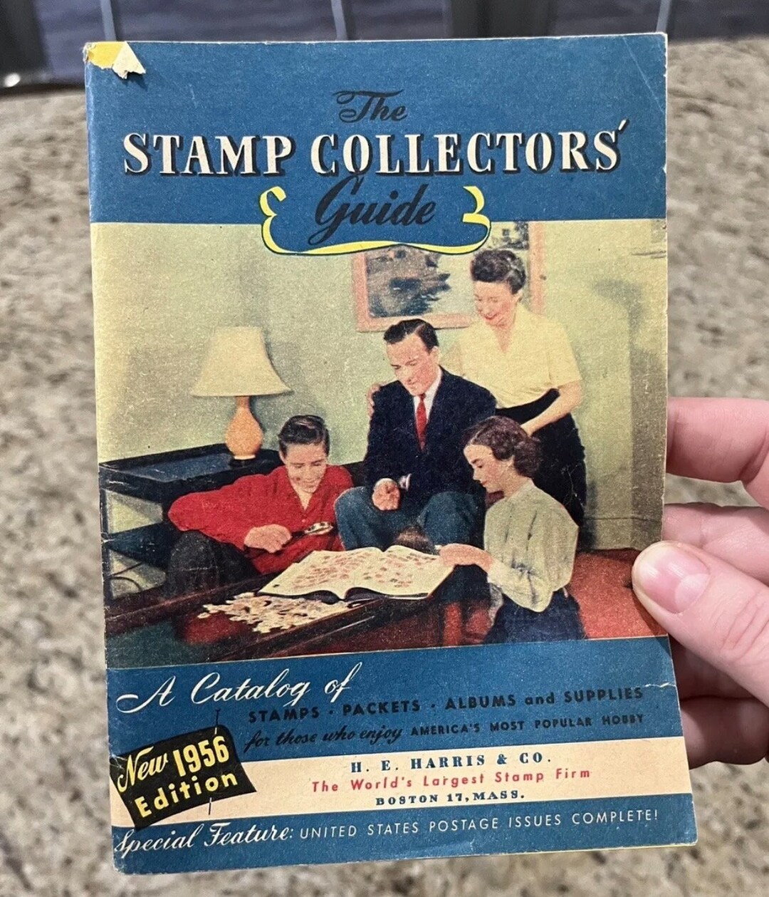 Vintage the New Harris Stamp Collectors Guide Catalog Book Etsy