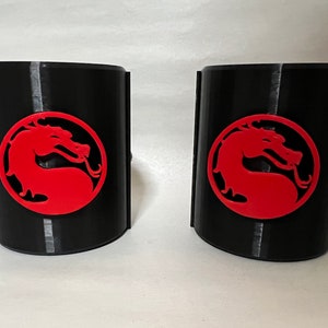 Arcade 1up mortal kombat inspired cup holder 3D printed universal mounting