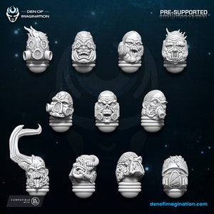 44x Plague Head Conversion Pieces