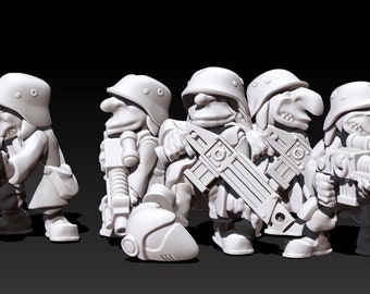Greatcoat Grots - 8 Models