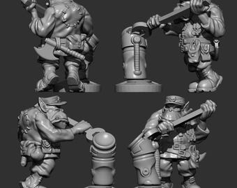 Kan Mek Boy & Runt - 2 Models