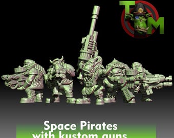 Space Pirates & Nob - 8 Models