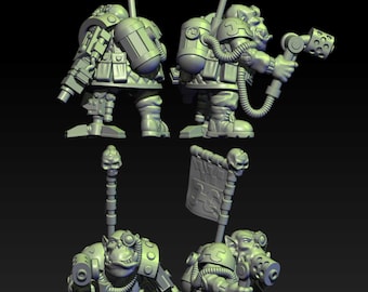 Ork Mekboy Miniature - 32mm Resin Model