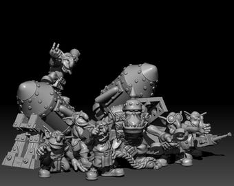 Artillery Crew - 9 Models