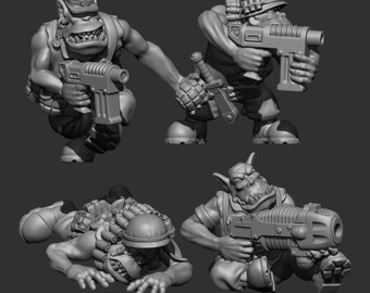 CrimsonAxe Boys - 4 Models