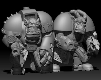 Mega Nobz and Mech Runts - 5 Models
