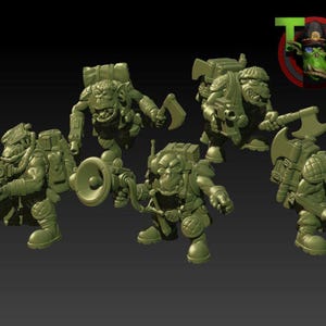 Ork Kommando Team - 5 Models