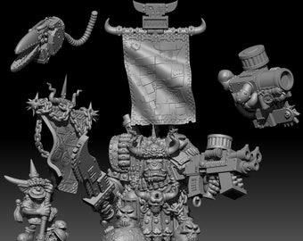 Ghaz And Lucky Grot And His Squig- 3 Models