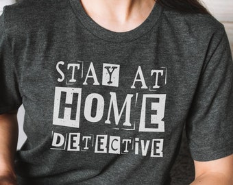 True Crime Junkie, Stay at Home Detective, True Crime TShirt, Murder Shows, True Crime Lover, True Crime Gift, Womens True Crime, True Crime