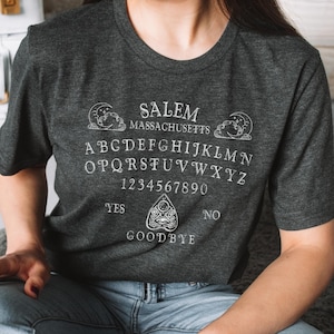 Salem Massachusetts Shirt, Salem Mass, Salem Ouija, Ouija Shirt, Salem Trip, Salem Souvenir, Salem Shirt, Salem Halloween, Witchy Shirt