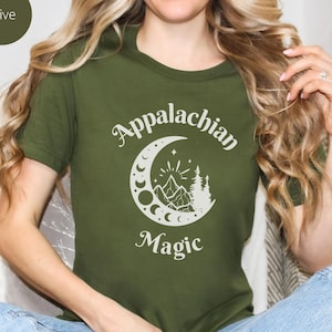 Appalachian Magic T-Shirt, Appalachian Shirt, Appalachian Mountains, Witchy Shirt, Granny Magic,  Mountain Magic, Folk Magic, Granny Witch