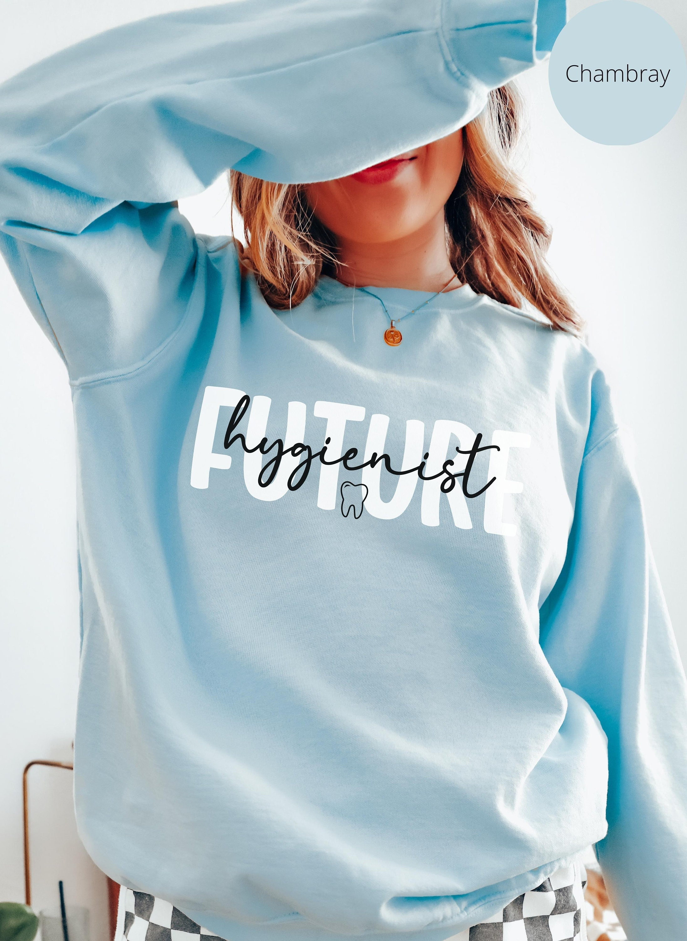 Zukünftige Hygienikerin, Komfortfarben, Zahnhygieneakzeptanz, Hygieniker Sweatshirt, RDH To Be, Hygienikergeschenk, Hygienikergeschenk, Hygieneschule