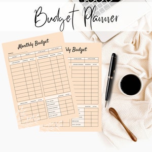 Digitaler Budgetplaner, digitaler Finanzplaner, druckbarer digitaler herunterladbarer Planer, Monatshaushalt, iPad Planer, anpassbar, Canva