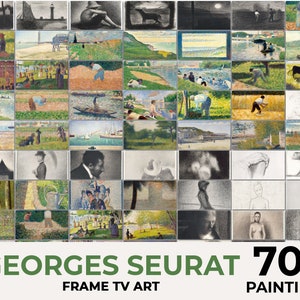 Georges Seurat Frame TV Art Complete Bundle, Tv Frame Set, Tv Frame Art, Georges Seurat Painting Ultimate Collection, Commercial Use
