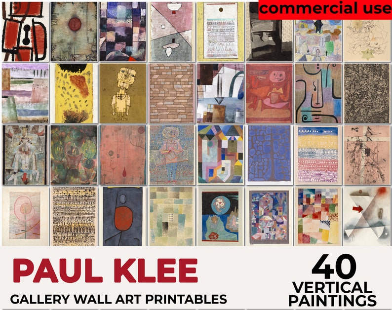 Paul Klee Poster Mega Bundle Paul Klee Printable Paul Klee - Etsy