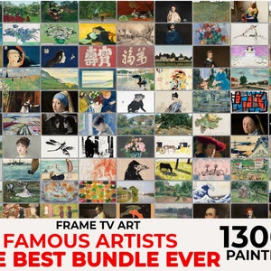 Art Bundle Deal, Art Bundle Sale, Frame TV Pack, Set of 1300 Best Painting Collection, Frame TV Bundle, Art For The Frame TV