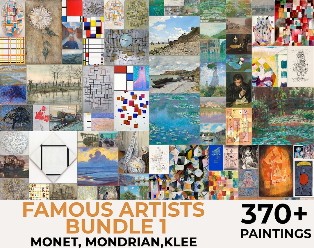 Art Bundle Deal, Art Bundle Sale, Best Art Print Bundle, Claude