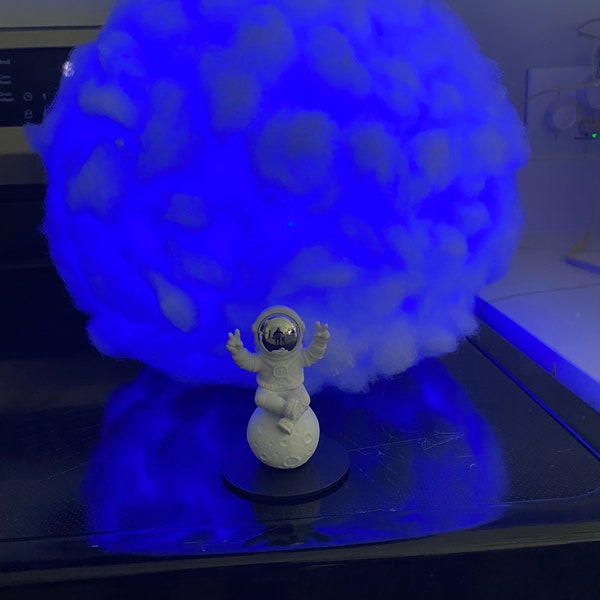Led Cloud Astronaut Lamp Etsy