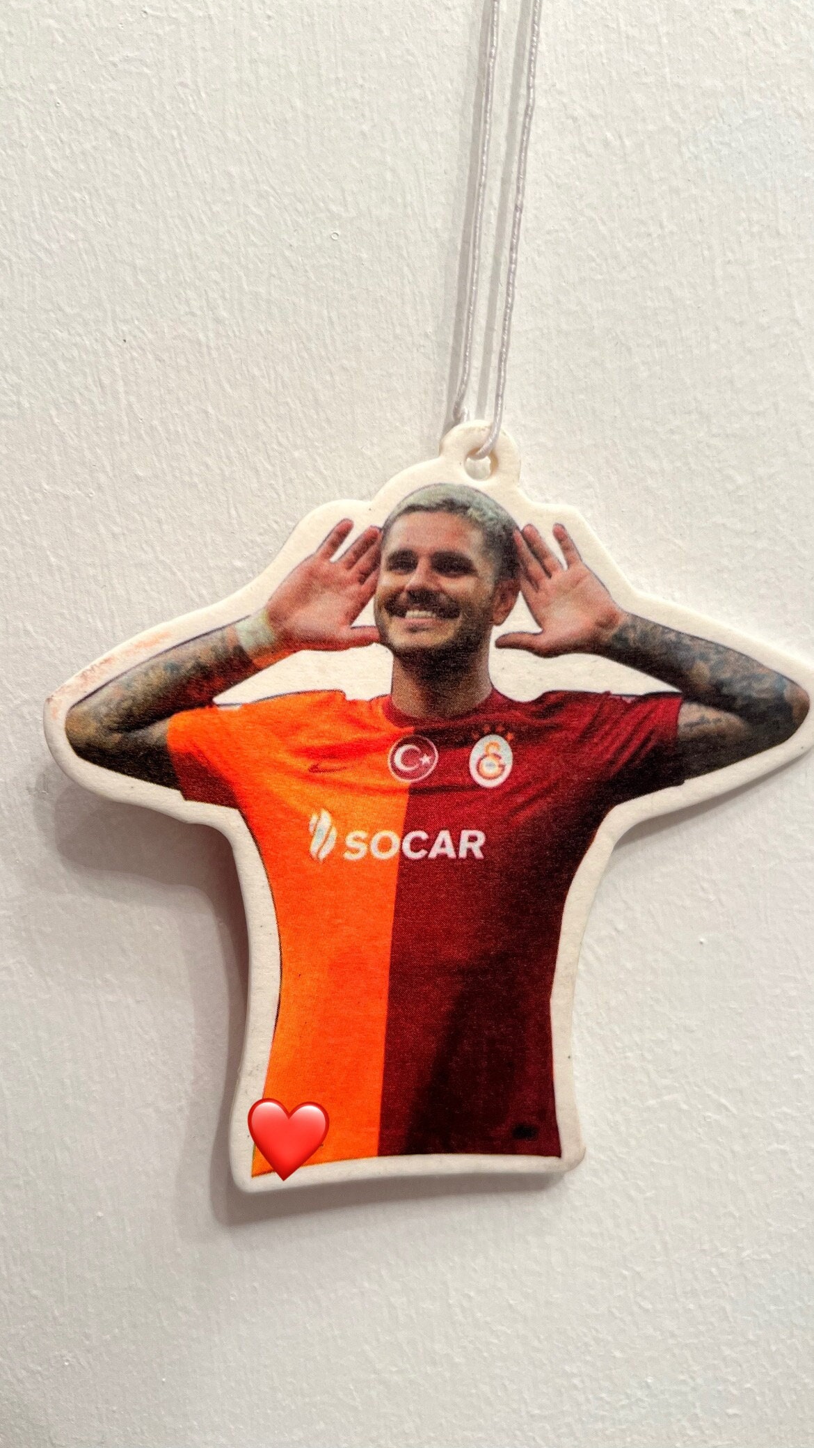 Icardi Car Air Freshener With Gift Bag Yellow & Red -  Ireland