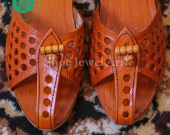 Handcrafted Leather Sandals: Women's Full-Grain Leather Shoes