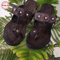 Brown Leather Kolhapuri Sandals: Handmade Ethnic Slip-Ons product logo