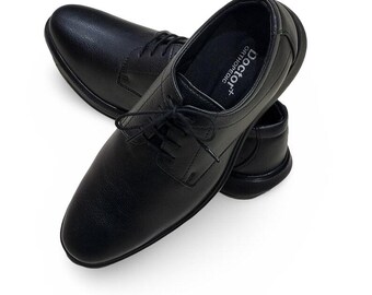 Handmade Calf Leather Orthopedic Black Dress Shoes Handmade Calf Leather Orthopedic Black Dress Shoes