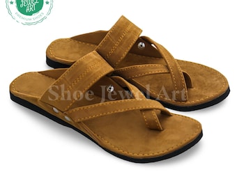Criss Cross Sandals For Men, Indian Sandals, Comfortable Slippers, Ethnic Thong Slides, Handmade Sandals, Ancient sandals, Kolapuri Sandals,