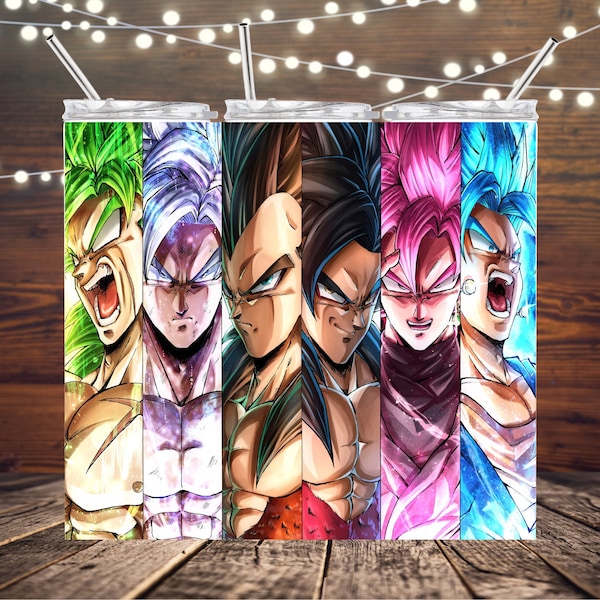 Dragon Ball Z Glass Etsy