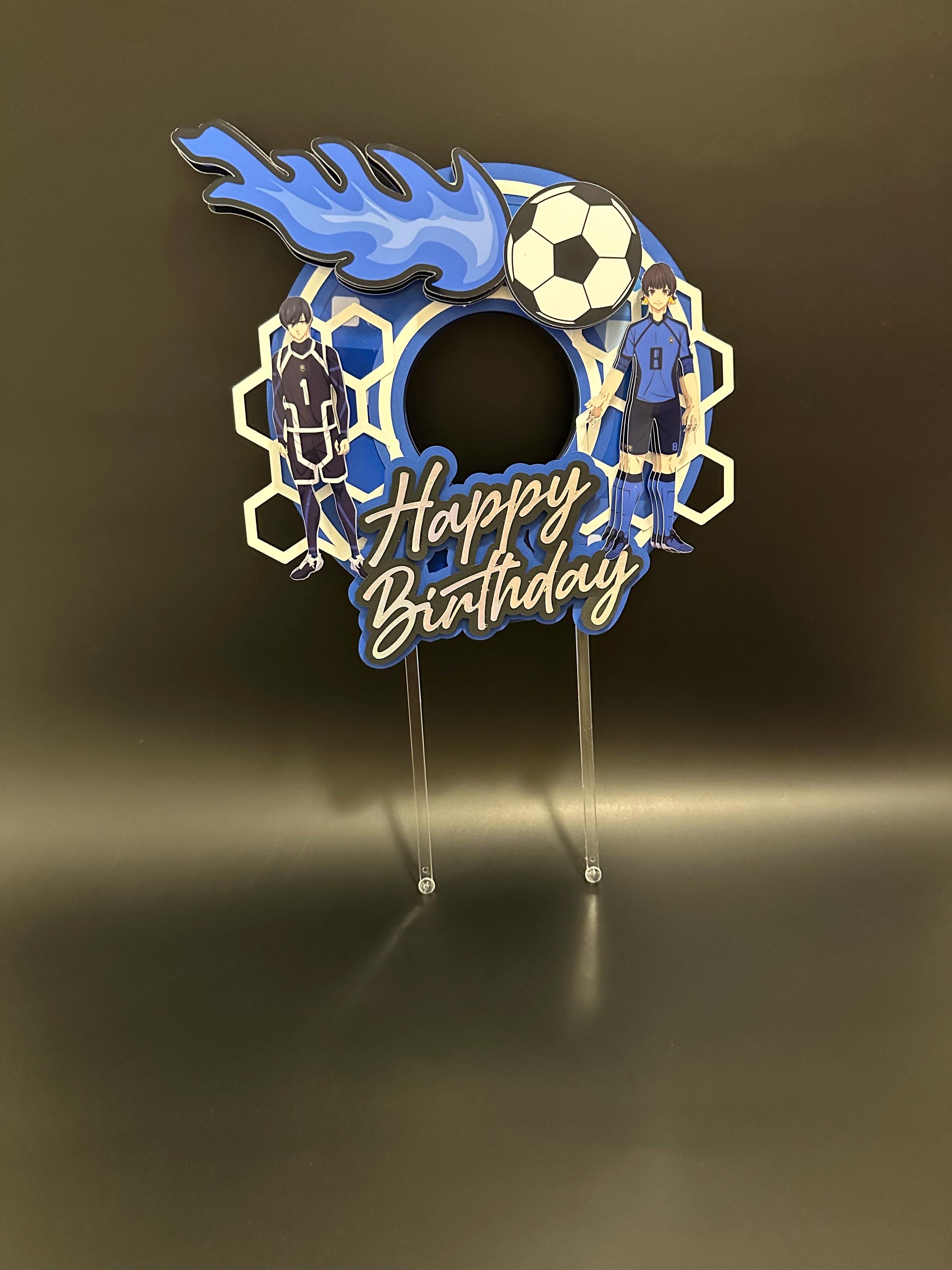 Blue Lock Cake Topper - Etsy