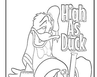 840 Cartoon Coloring Pages For Adults  Free