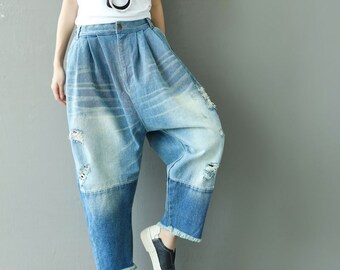 Harem Jeans | Etsy