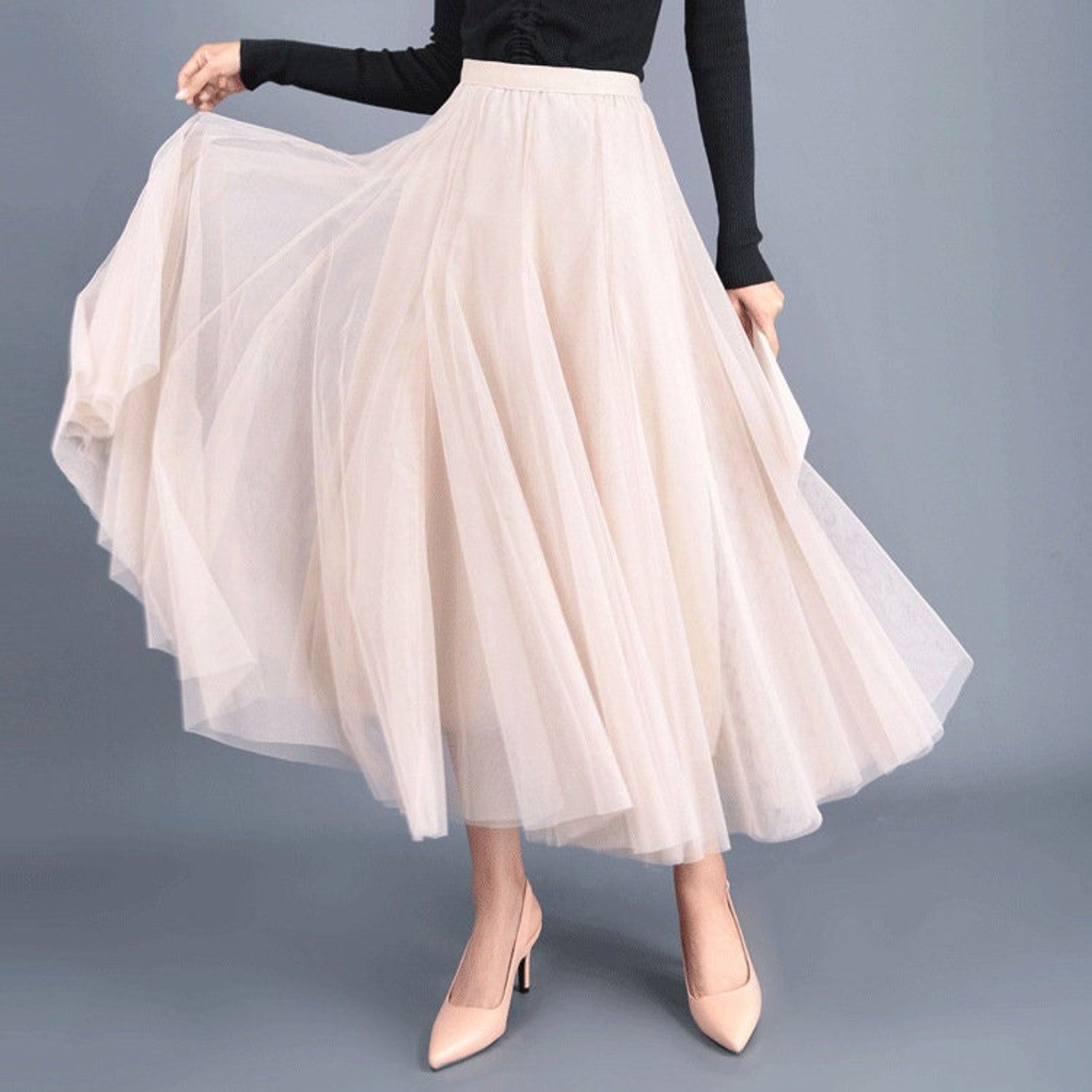 Tulle Skirtsummer Mesh Skirt16 Color Wedding Skirtbridal - Etsy