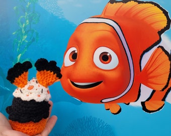 Finding Nemo Sleutelhanger, Disney nemo vis loungefly accessoires home decor gehaakt handgemaakte zelfgemaakte gehaakt