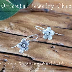 MIAO FIJNZILVER oorbellen, 99 zilveren oorbellen, tribale oorbel, boho-oorbel, cadeau voor haar, verjaardagscadeau, oosterse sieraden, sterlingzilver