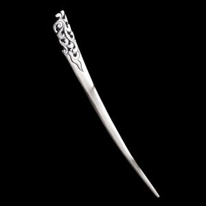 MIAO FINE SILVER Hair Accessories, 99 Silver, Tribal Hair Accessories, Pure silver hairpin ,Gift For Her, Birthday Gift, Oriental Jewelry