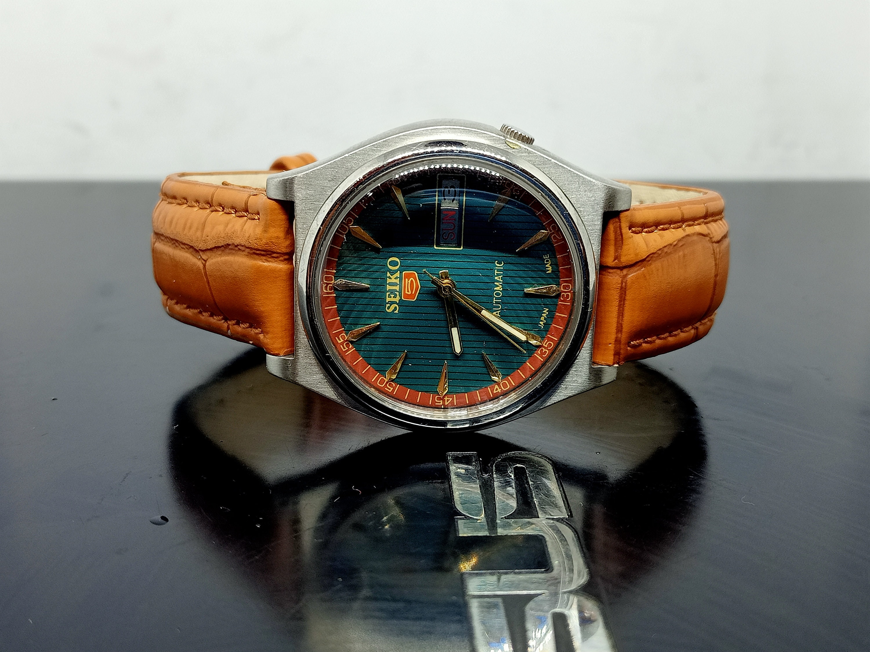 1980 Vintage Seiko 5 Montre-bracelet mécanique automatique | Etsy België