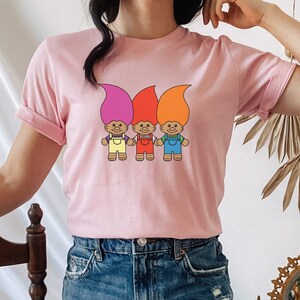 Troll Friends T-shirt, 90's Nostalgia Shirt, 80s Throw Back Shirt