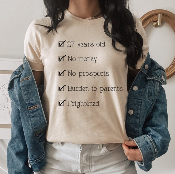 27 Years Old T-shirt Pride and Prejudice Shirt Charlotte - Etsy