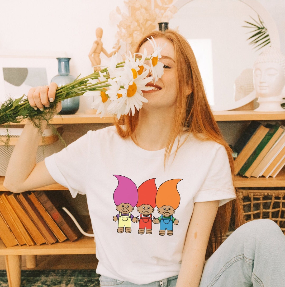 Troll トロール 80’s 90’s vintage tee Vintage 90s Troll Doll Single Stitch Tee , 90s Neon Hair